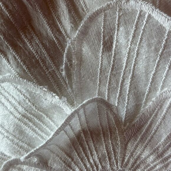 BHLDN Cream Strapless Dress with Floral Accents - Picture 8 of 9